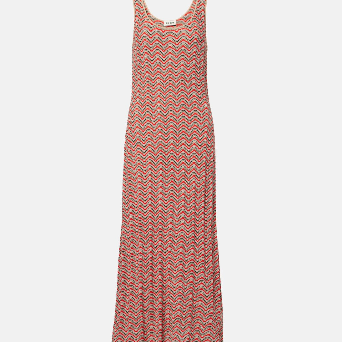 Rixo - Bondi open-knit cotton maxi dress
