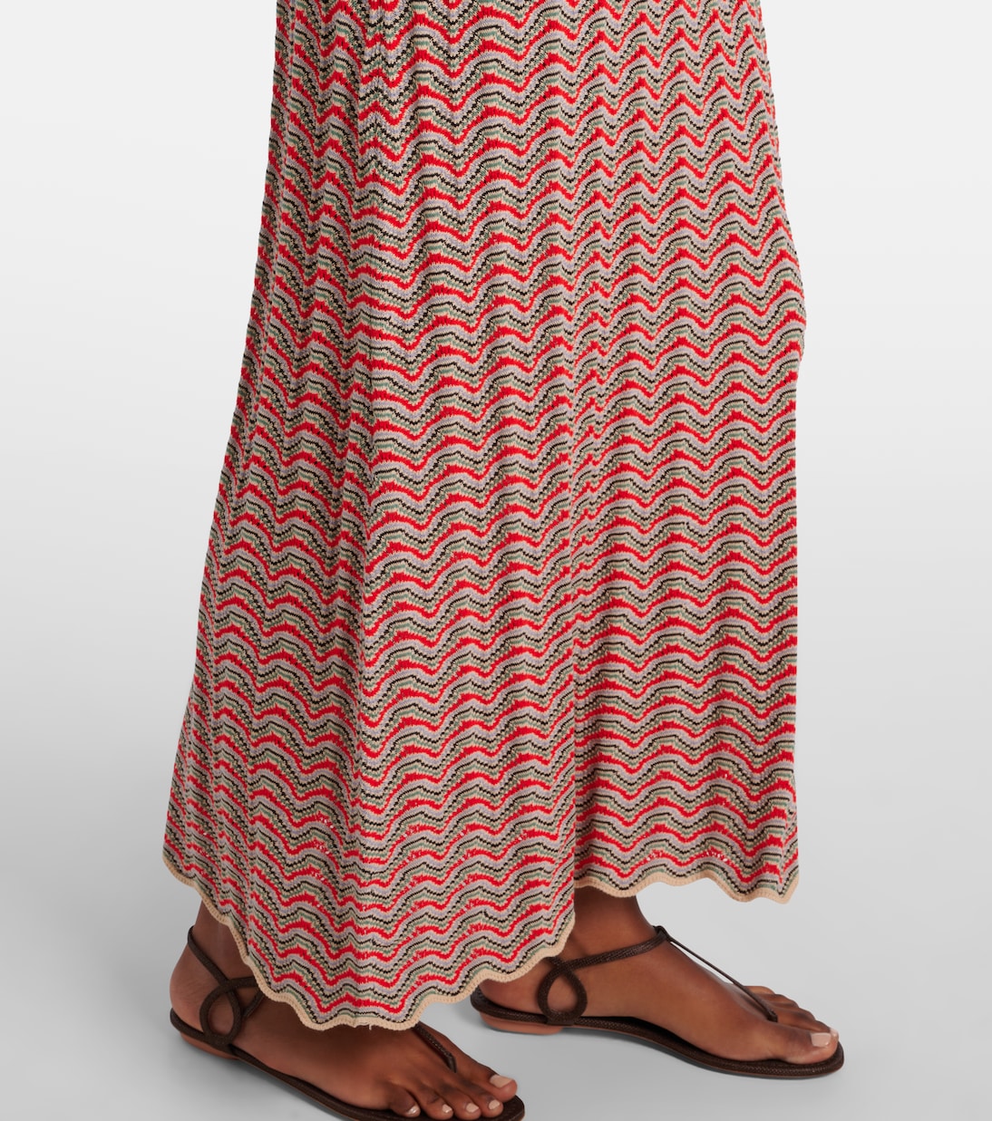 Rixo - Bondi open-knit cotton maxi dress