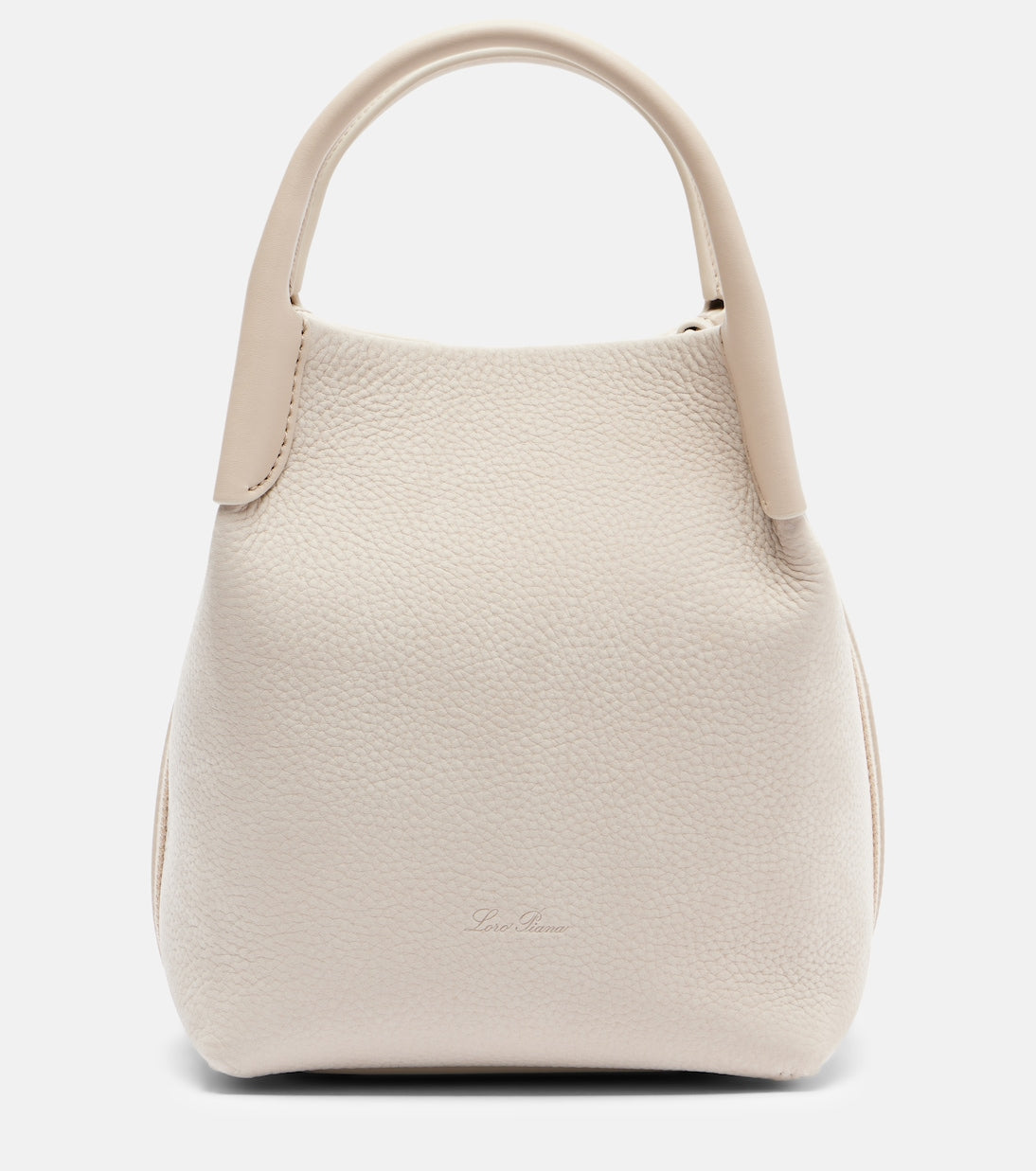 Loro Piana - Bale Small leather bucket bag