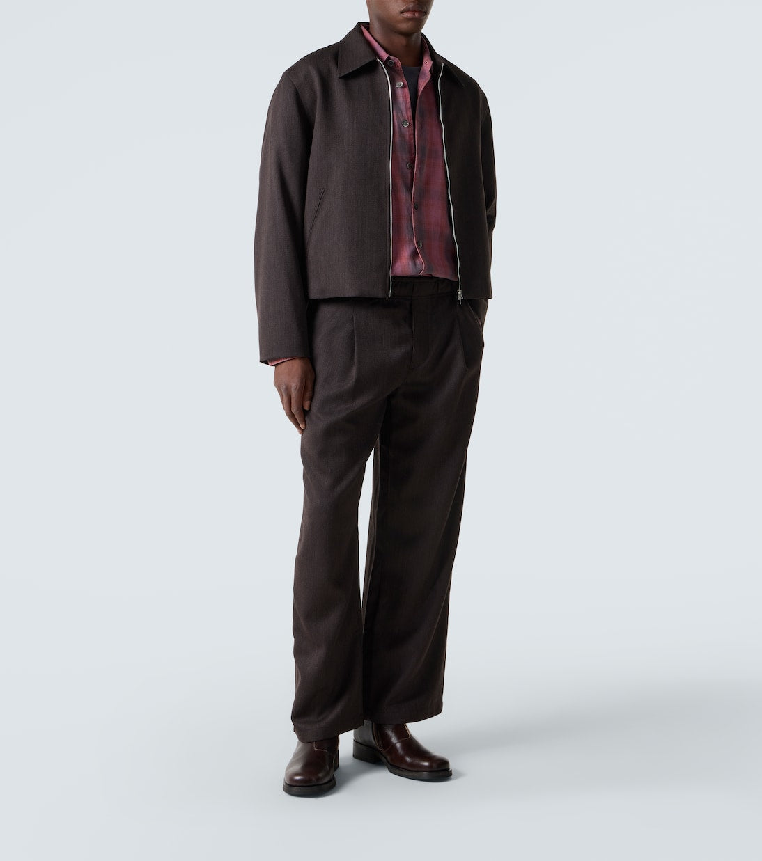 Our Legacy - Leisure mid-rise wide-leg wool pants