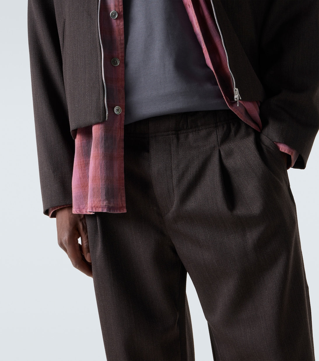 Our Legacy - Leisure mid-rise wide-leg wool pants