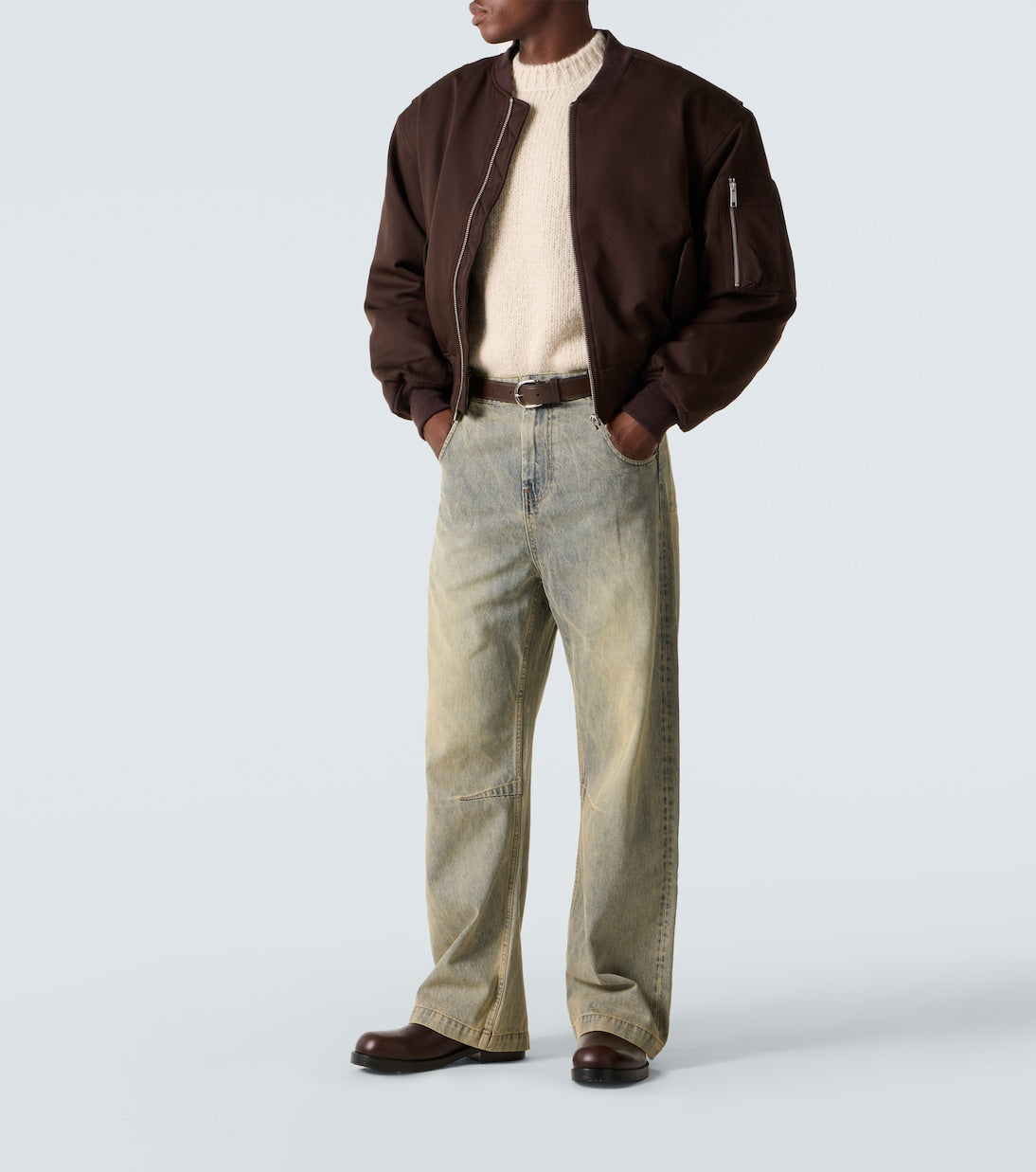 Entire Studios - Oversized wool bomber jacket