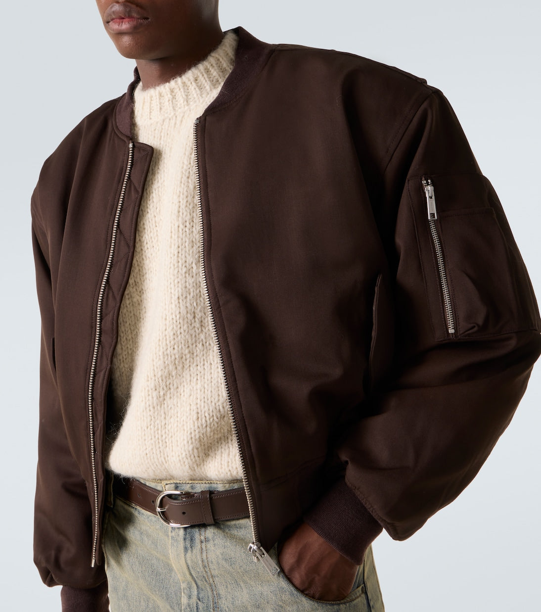 Entire Studios - Oversized wool bomber jacket