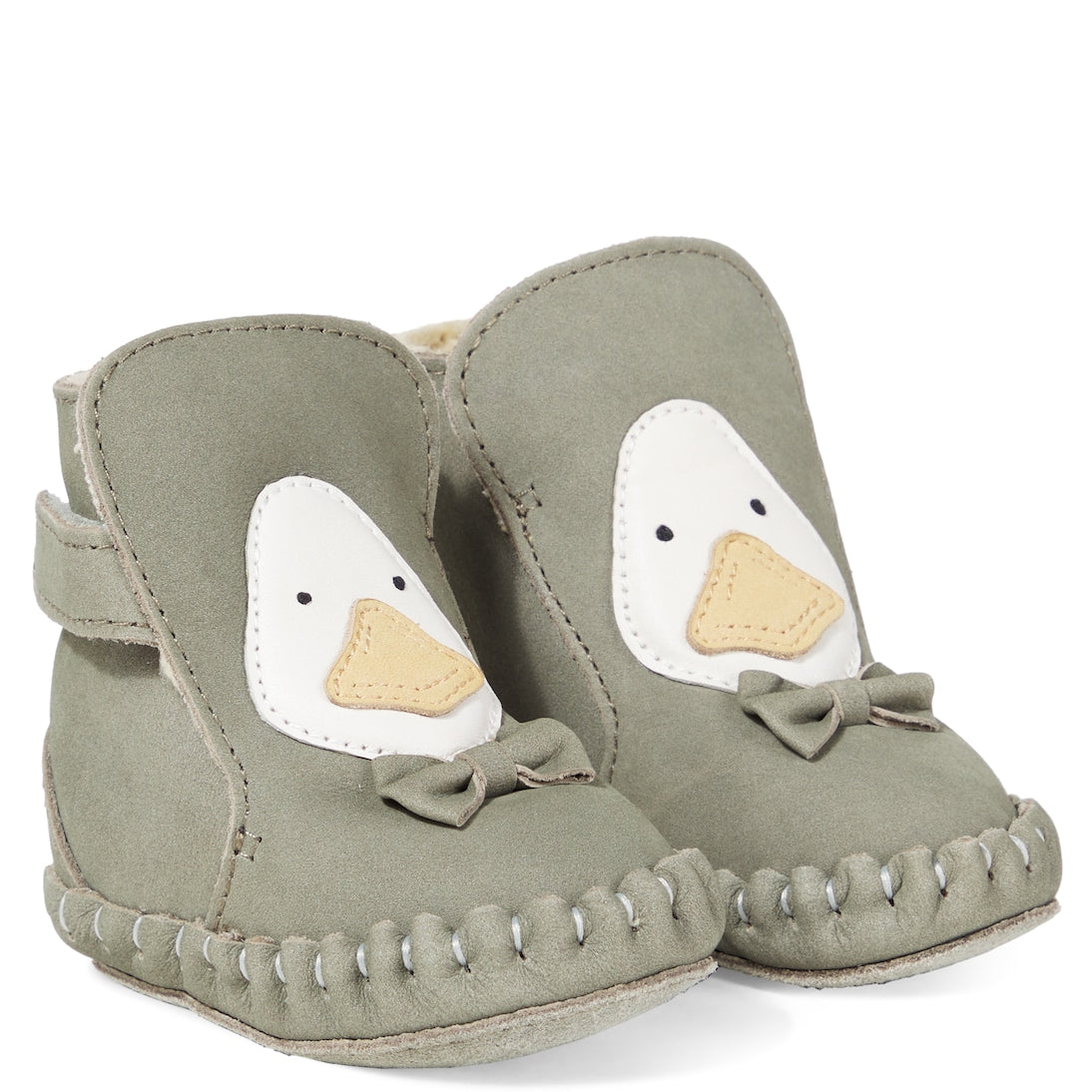 Donsje - Baby Junus bow-detail suede booties