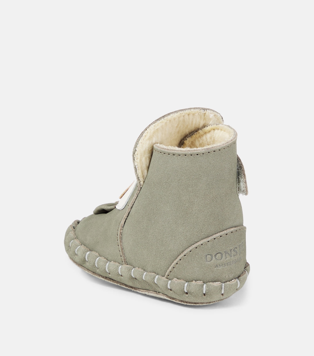 Donsje - Baby Junus bow-detail suede booties