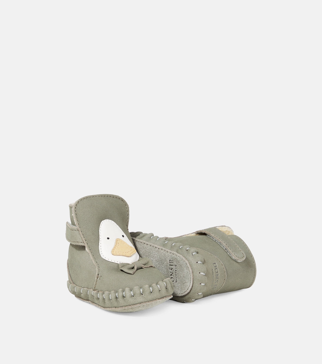 Donsje - Baby Junus bow-detail suede booties