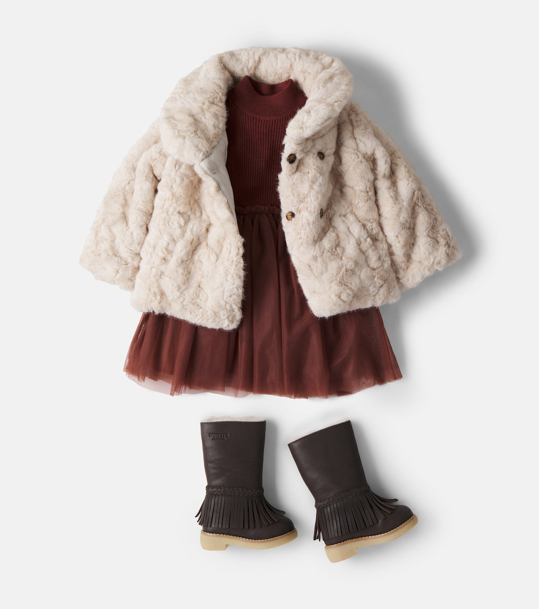 Donsje - Daffy fringed leather boots