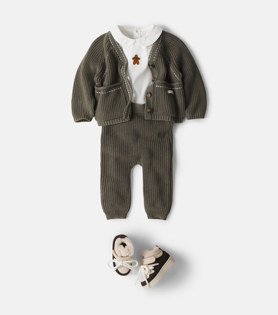 Donsje - Baby Luca ribbed-knit cotton pants
