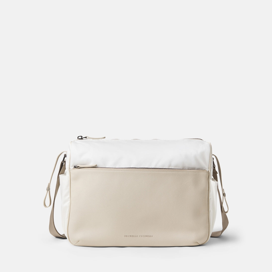 Brunello Cucinelli Kids - Leather changing pad and diaper bag