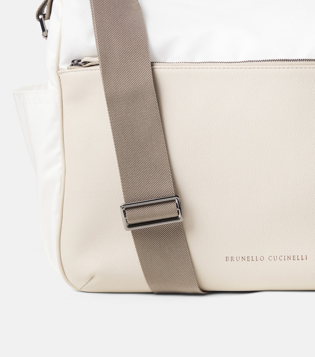Brunello Cucinelli Kids - Leather changing pad and diaper bag