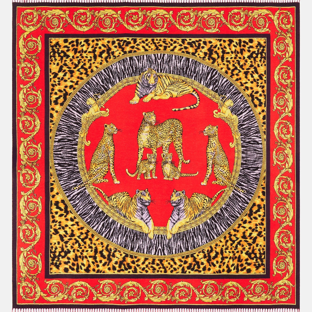 Versace Home - Barocco printed wool blanket