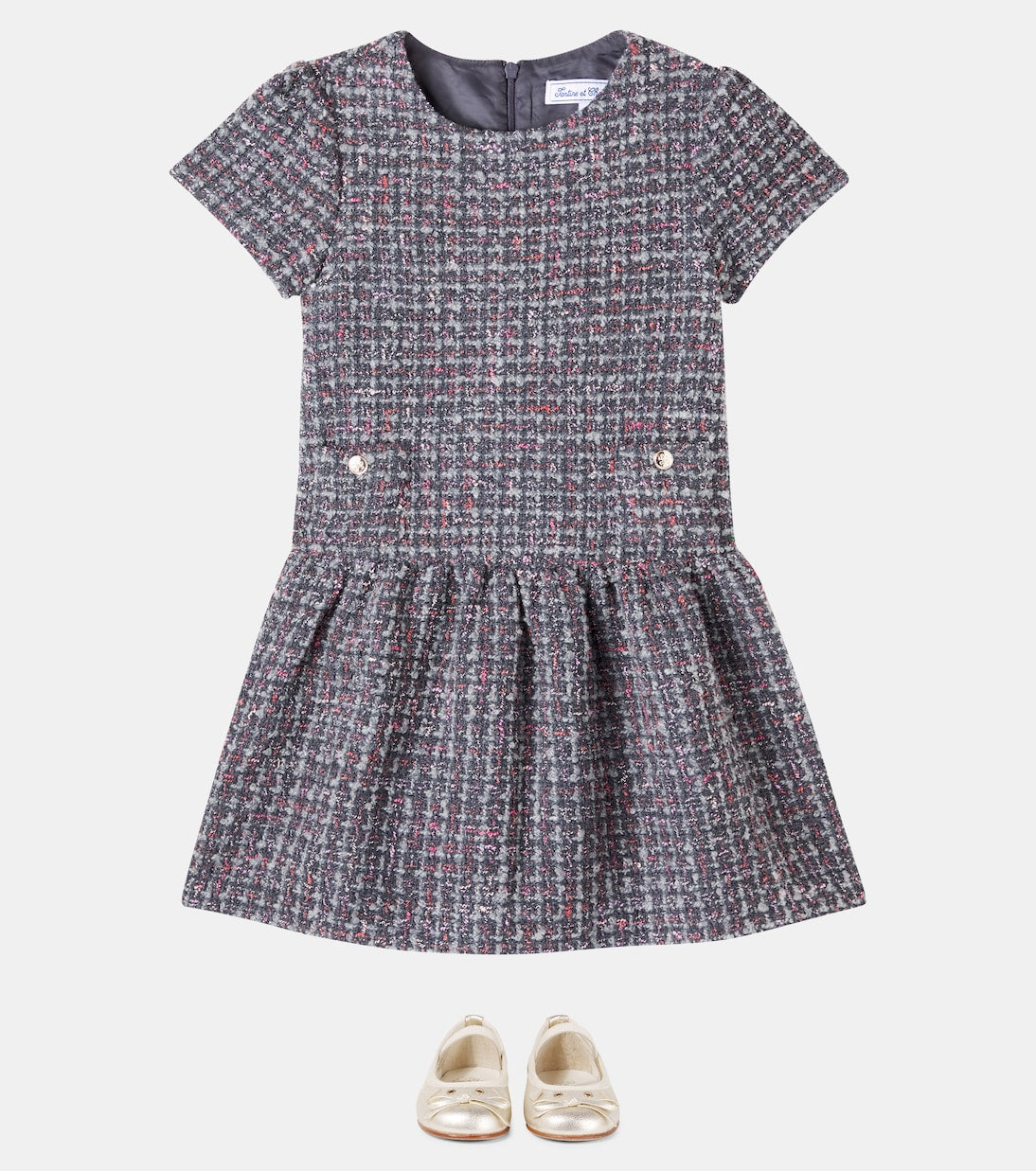 Tartine et Chocolat - Tweed dress