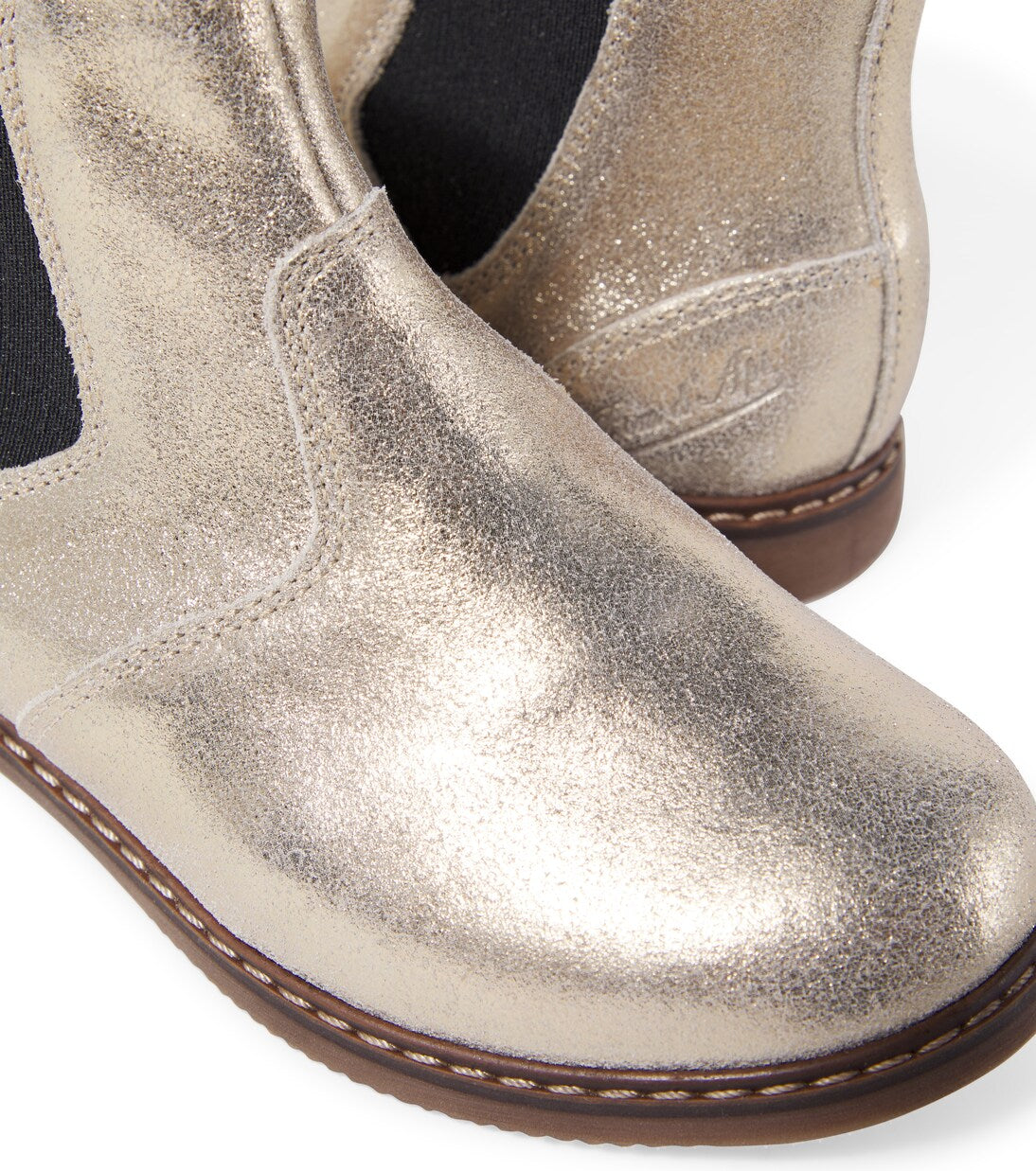 Pom d'Api - City Jodzip metallic leather Chelsea boots