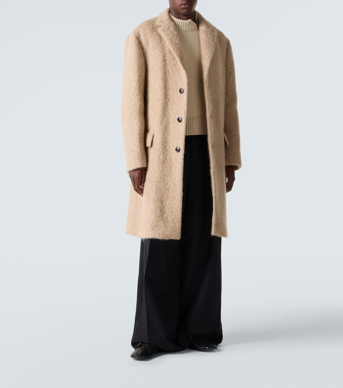 Dries Van Noten - Mohair and wool coat