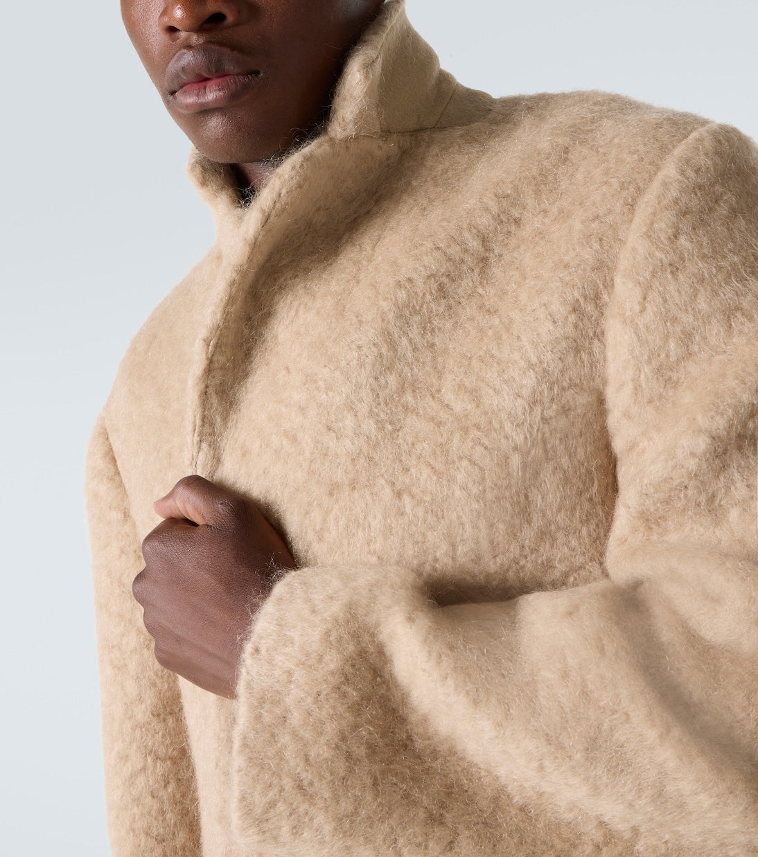 Dries Van Noten - Mohair and wool coat