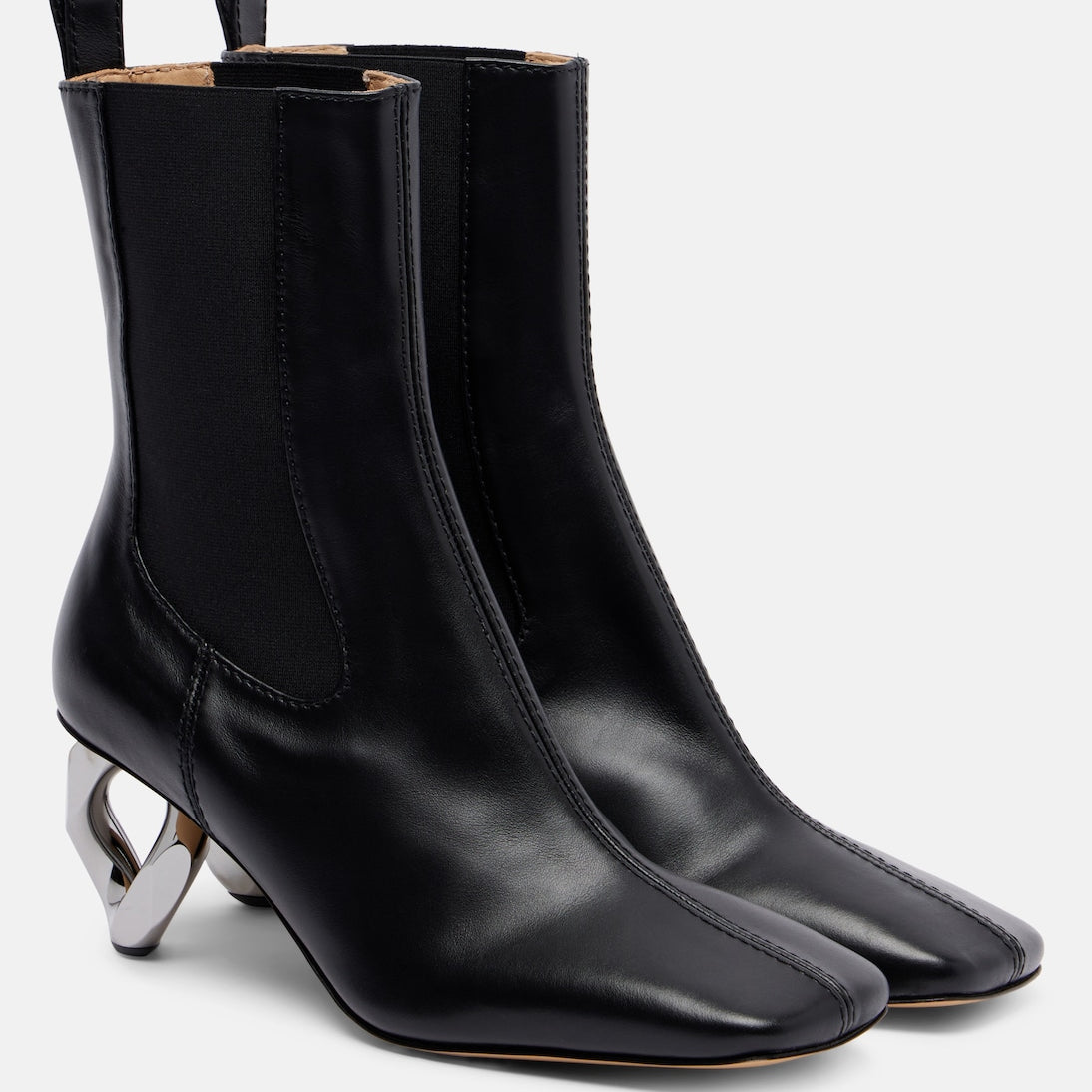 JW Anderson - Chain leather ankle boots