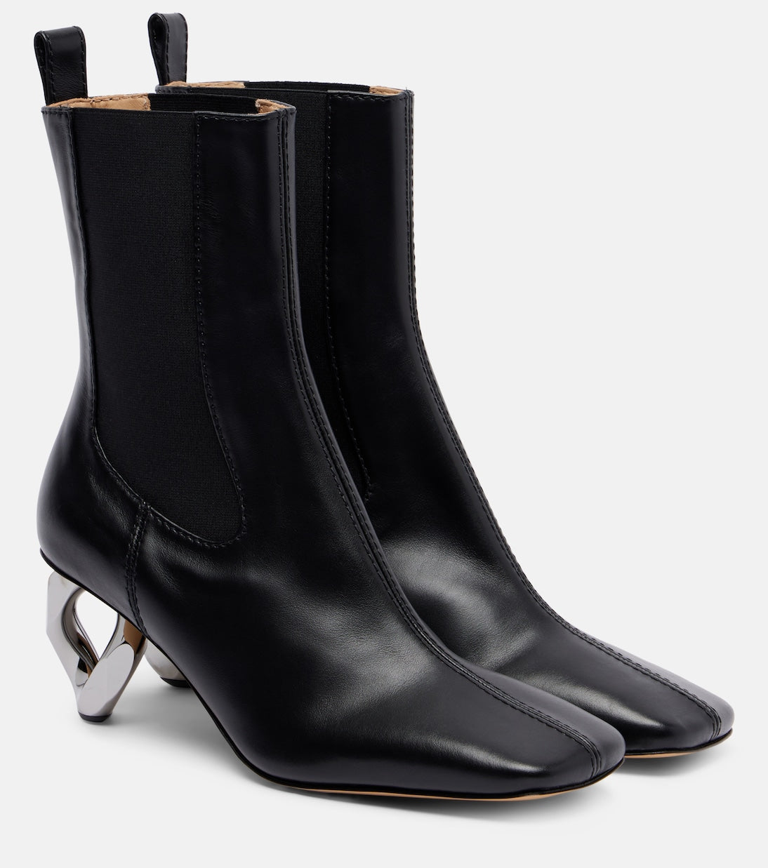 JW Anderson - Chain leather ankle boots