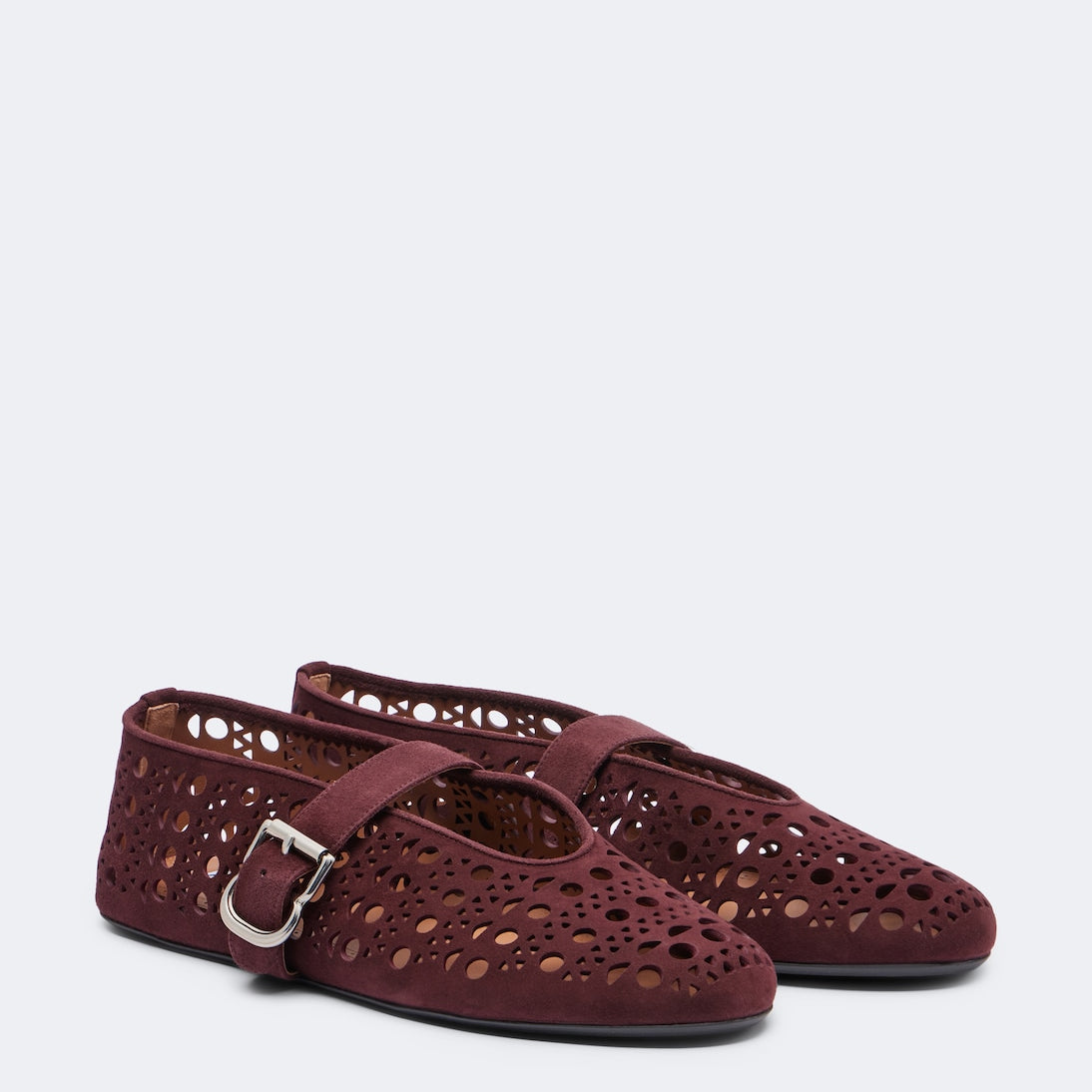 Alaïa - Vienne suede ballet flats