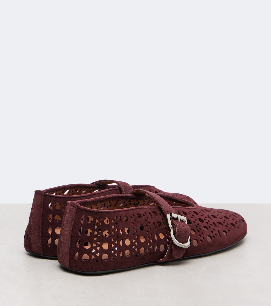 Alaïa - Vienne suede ballet flats