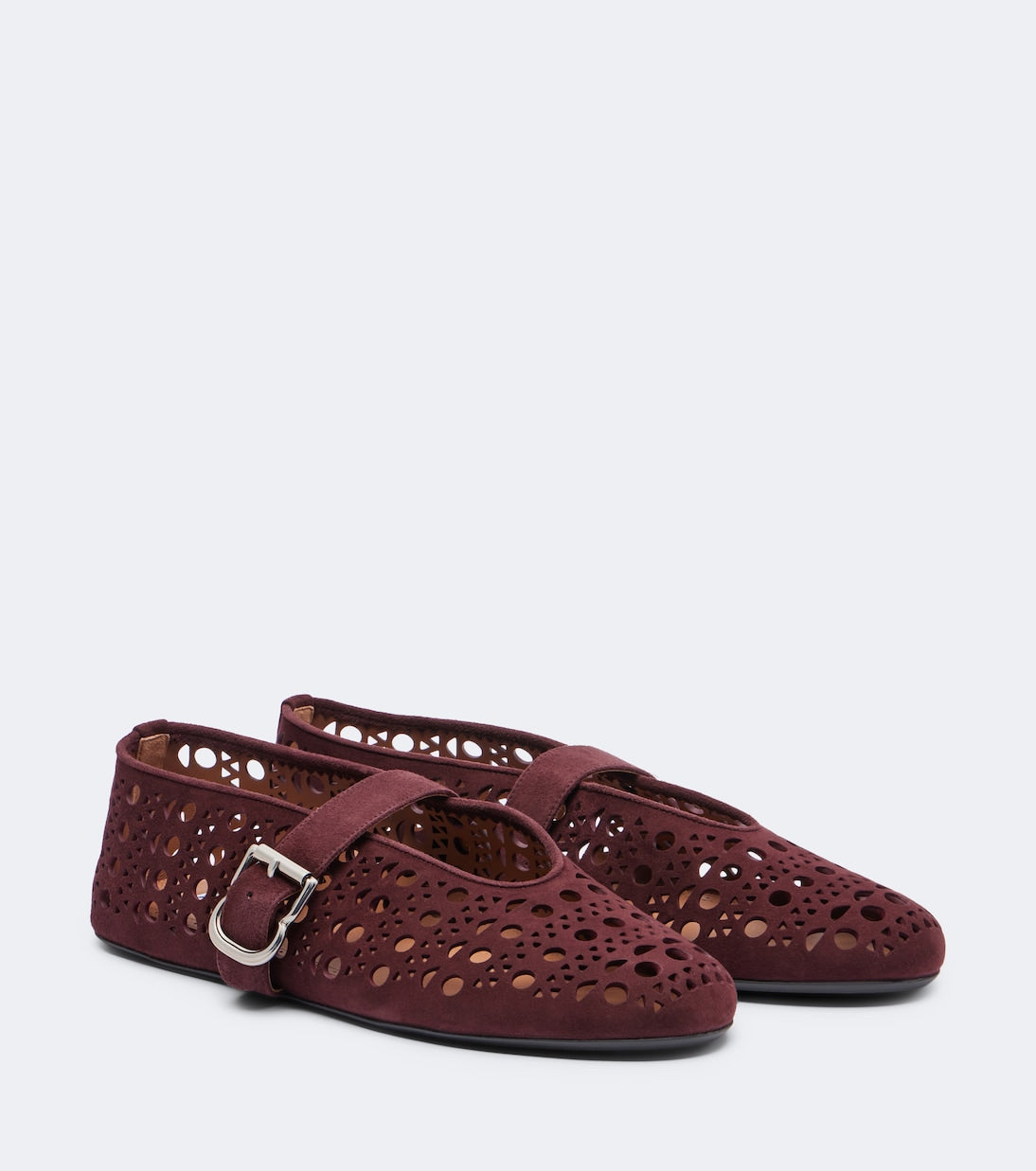 Alaïa - Vienne suede ballet flats
