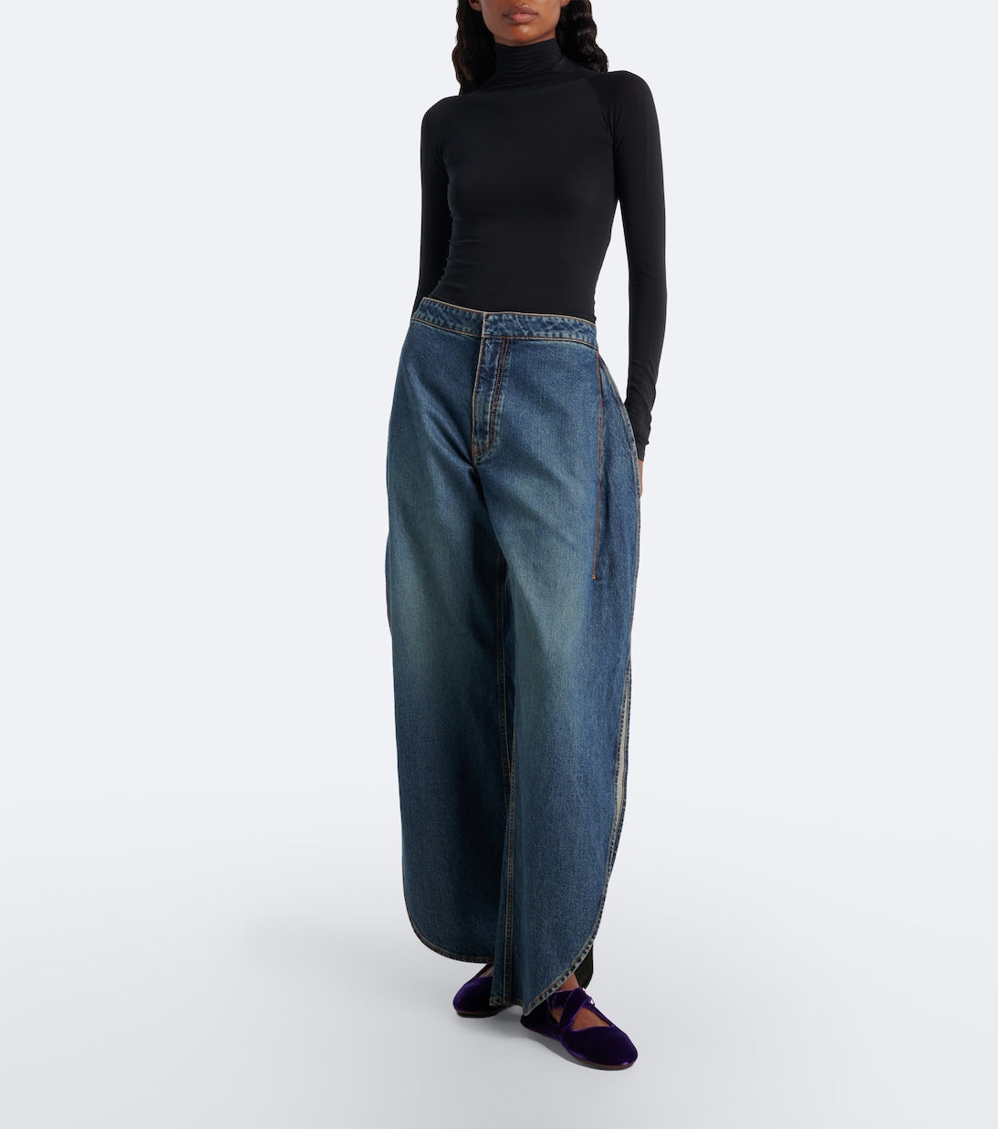 Alaïa - Velvet ballet flats
