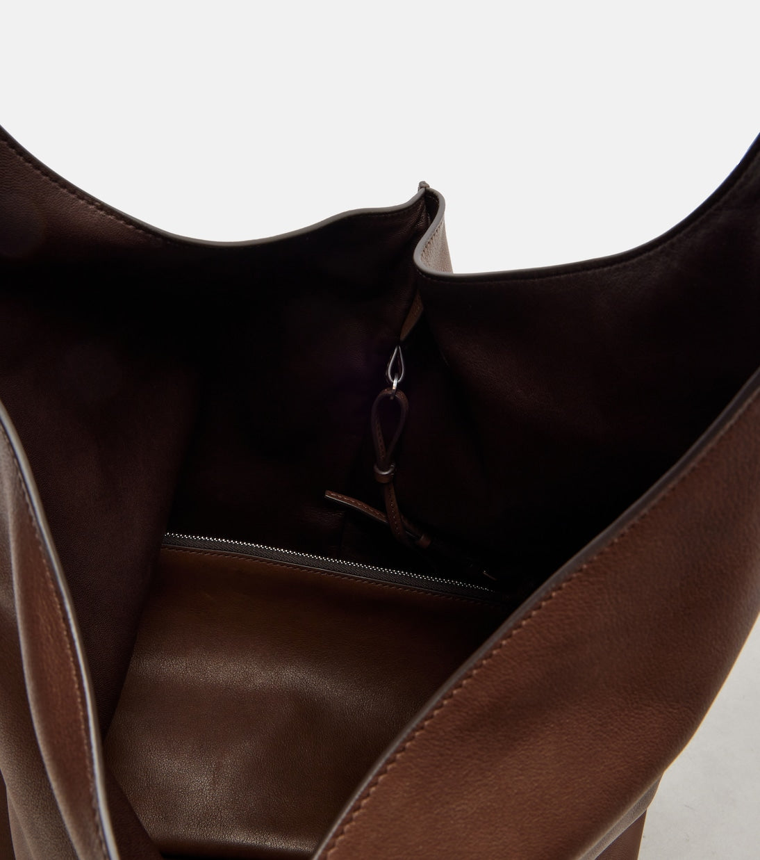 The Row - Bindle Medium leather shoulder bag