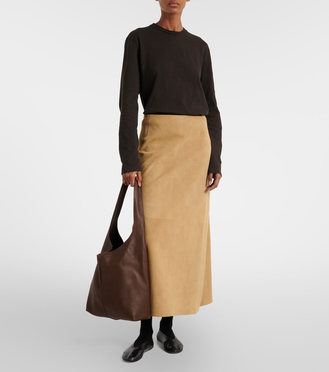 The Row - Bindle Medium leather shoulder bag