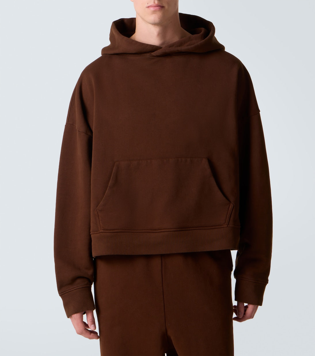 Entire Studios - Cropped cotton hoodie