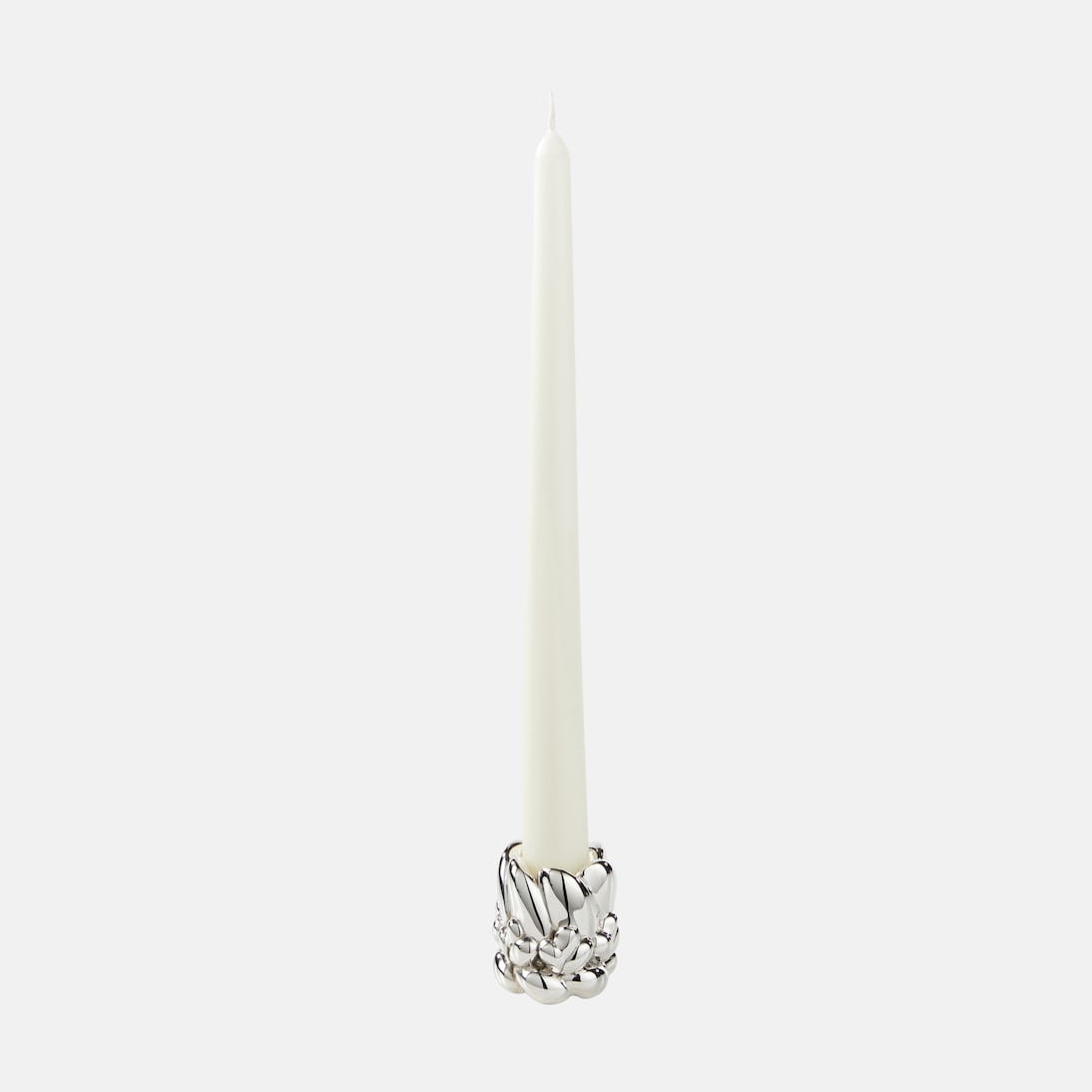 Christofle - Babylone silver-plated candle holder