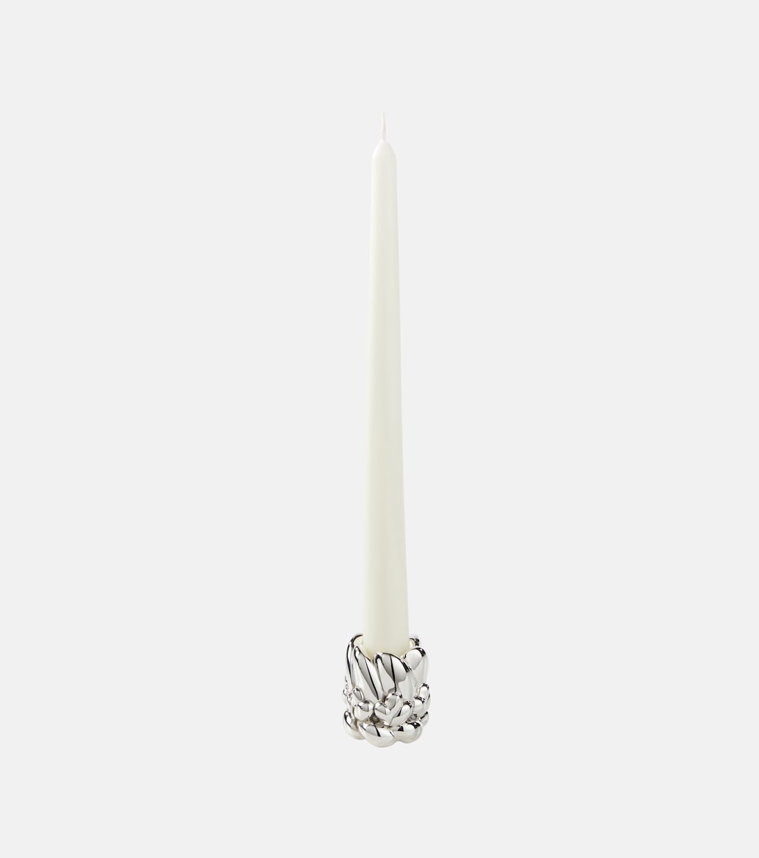 Christofle - Babylone silver-plated candle holder