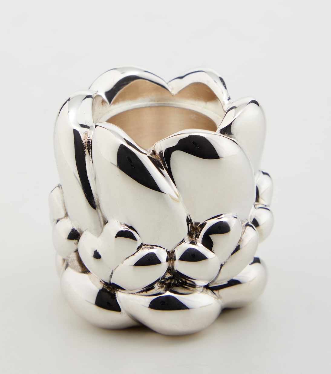 Christofle - Babylone silver-plated candle holder