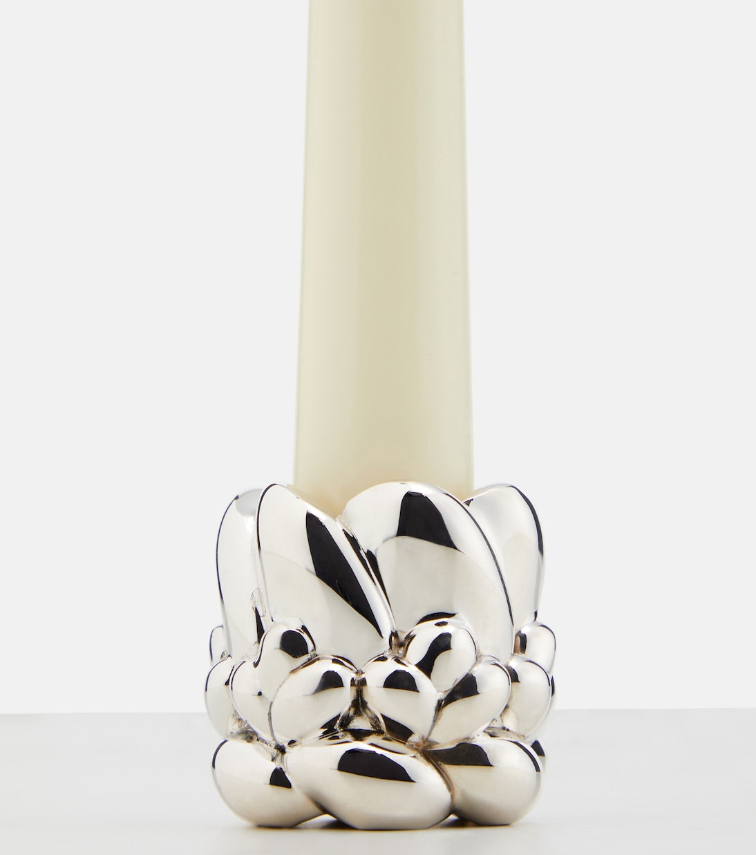 Christofle - Babylone silver-plated candle holder