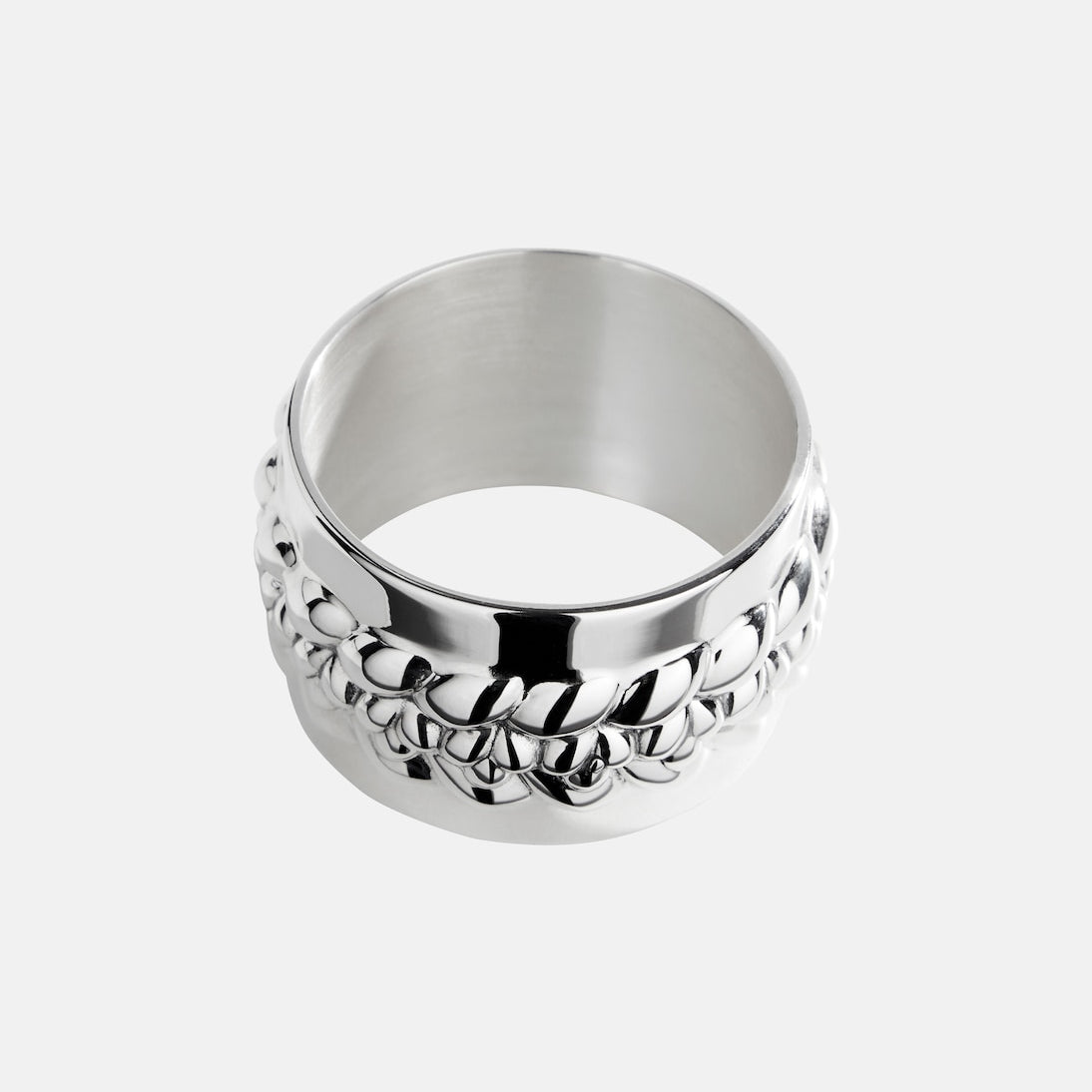 Christofle - Babylone silver-plated napkin ring