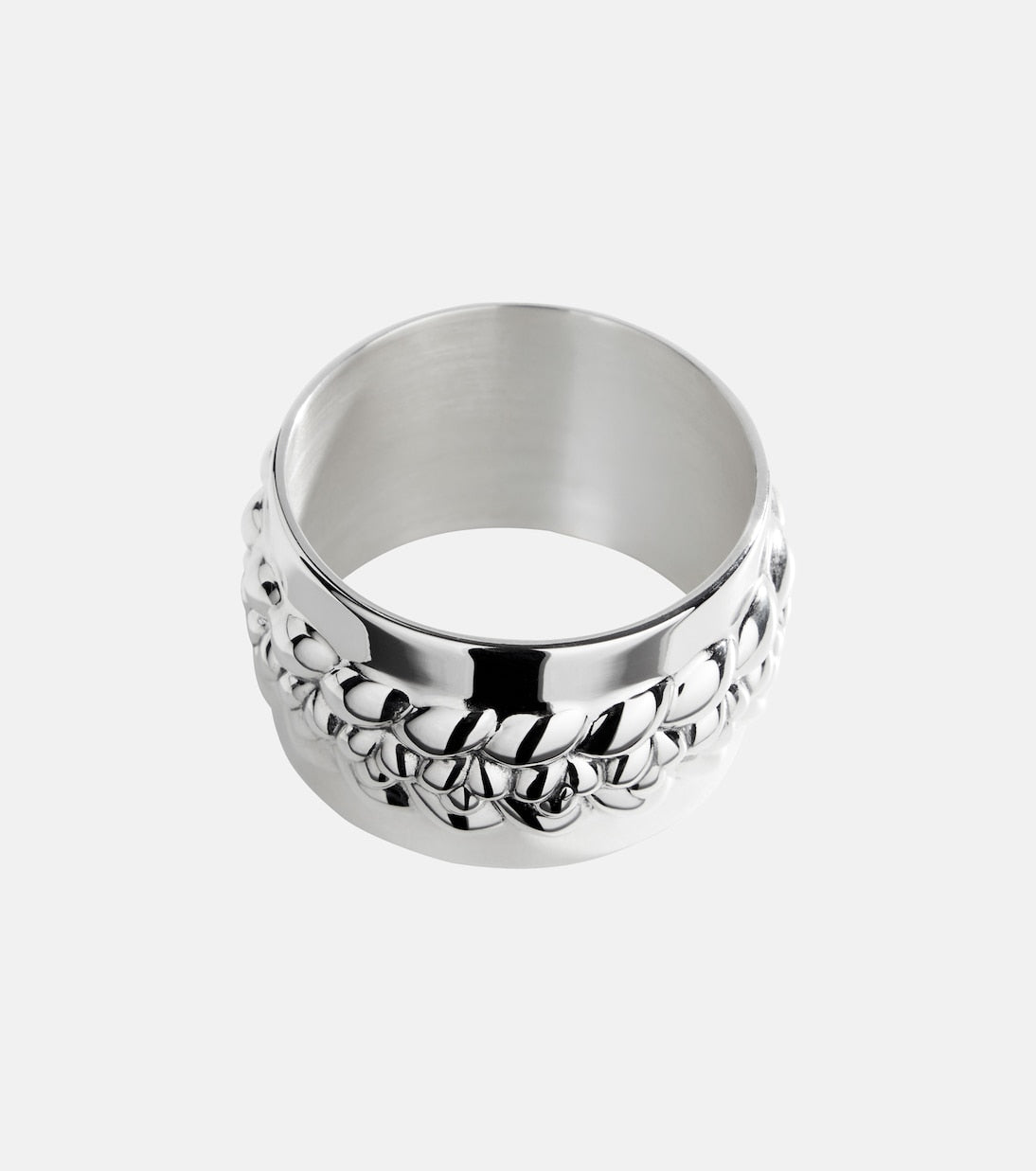 Christofle - Babylone silver-plated napkin ring