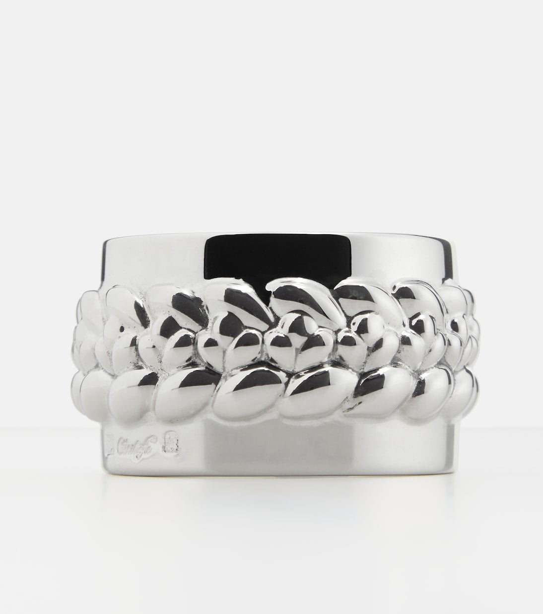 Christofle - Babylone silver-plated napkin ring