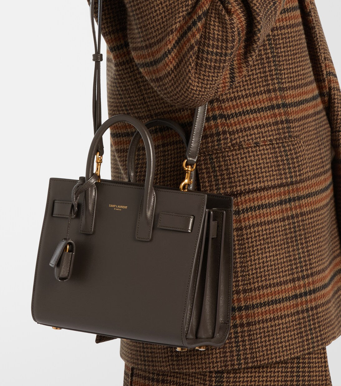 Saint Laurent - Sac De Jour Nano leather tote bag
