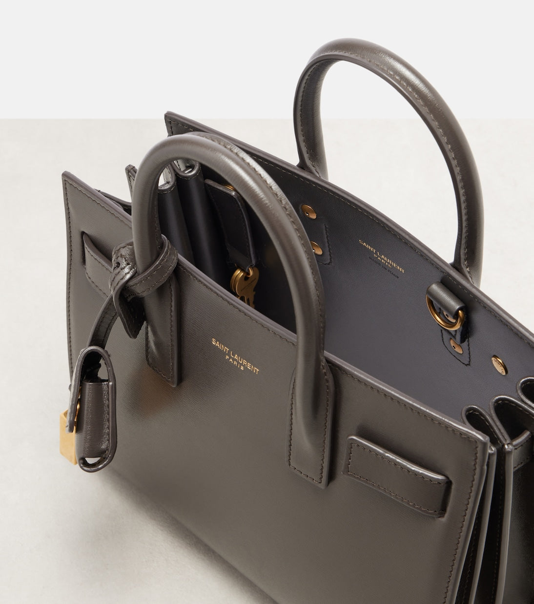 Saint Laurent - Sac De Jour Nano leather tote bag