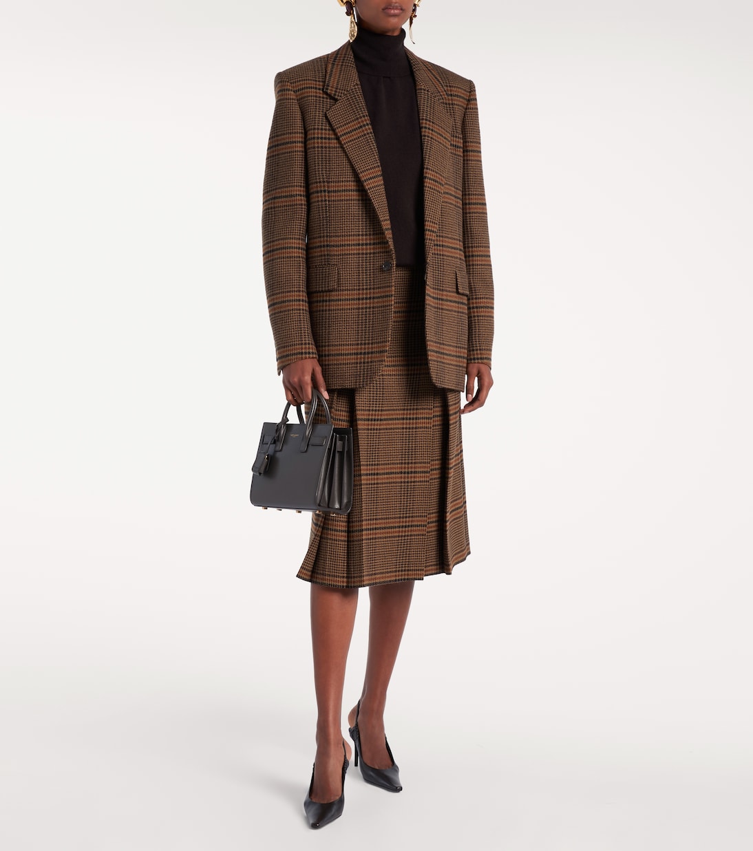 Saint Laurent - Sac De Jour Nano leather tote bag