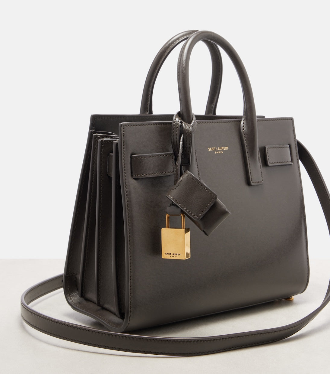 Saint Laurent - Sac De Jour Nano leather tote bag