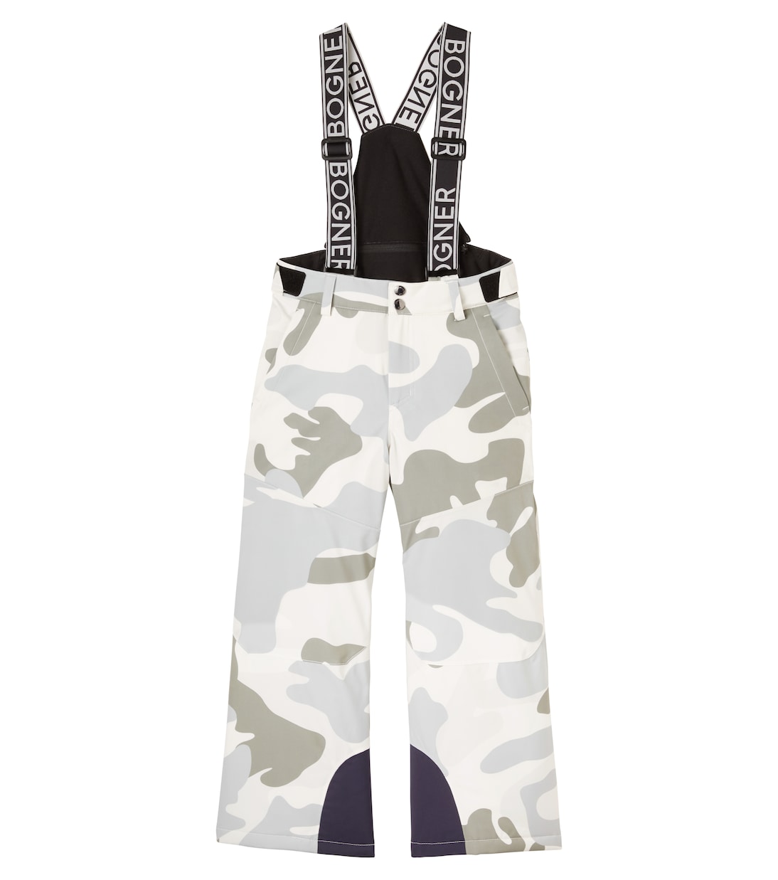 Bogner Kids - Yuki logo camouflage ski salopettes