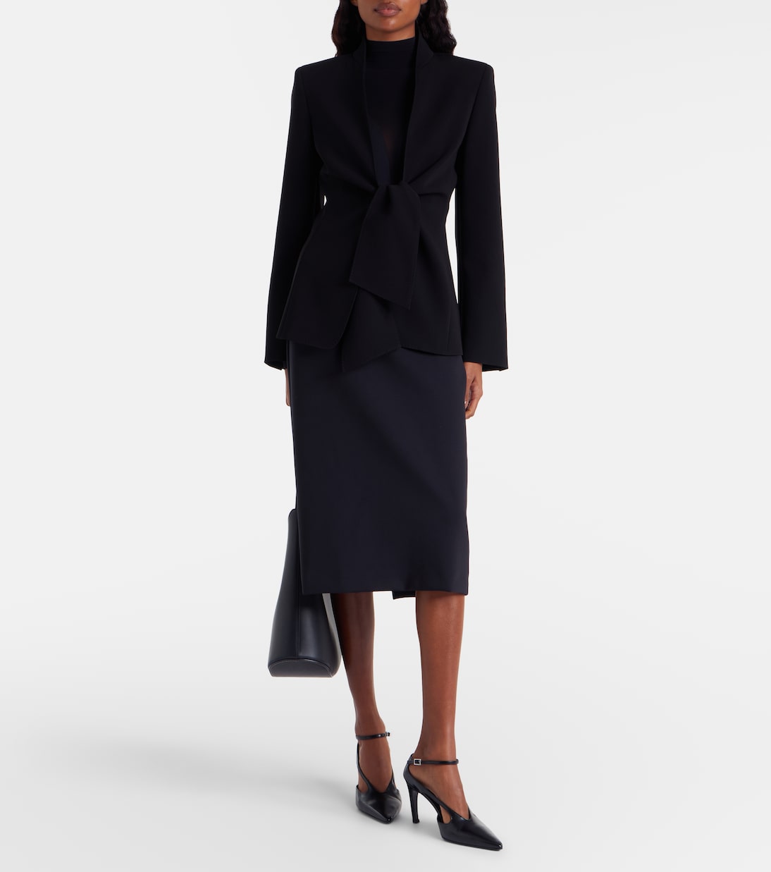 Wolford - Midnight Grace high-rise jersey pencil skirt