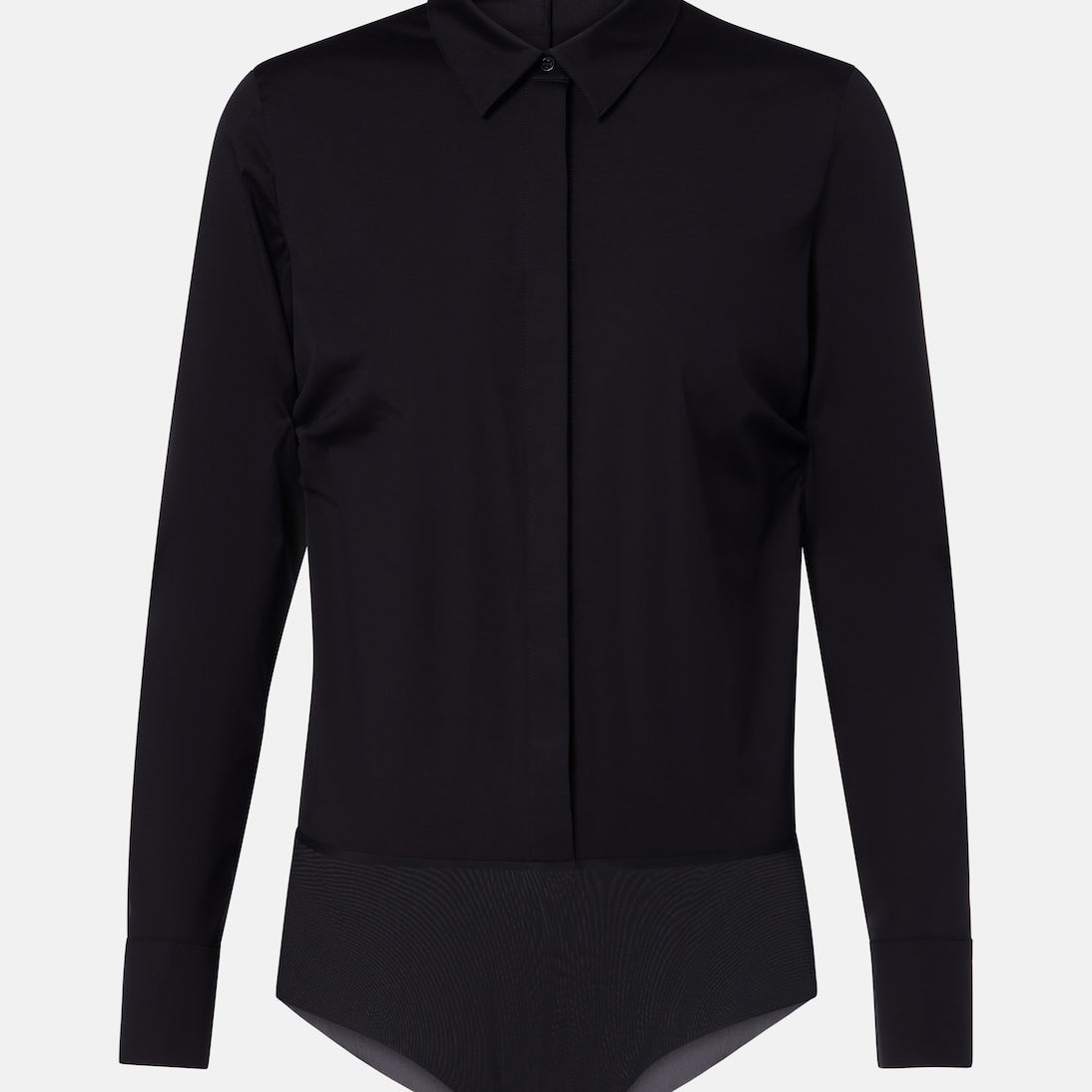 Wolford - Cotton-blend poplin bodysuit