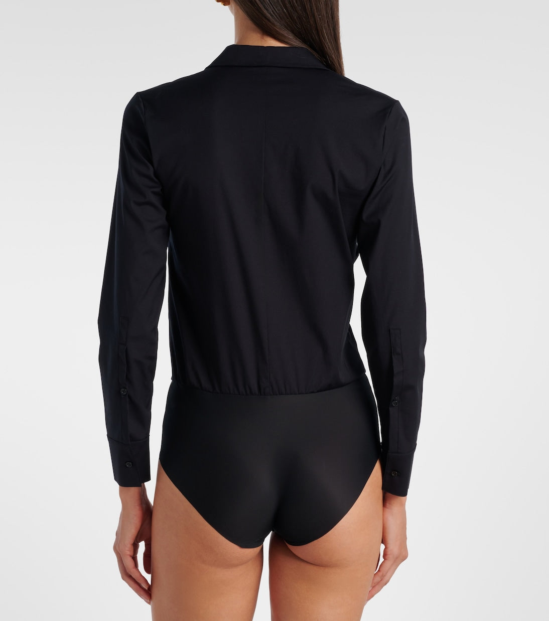 Wolford - Cotton-blend poplin bodysuit