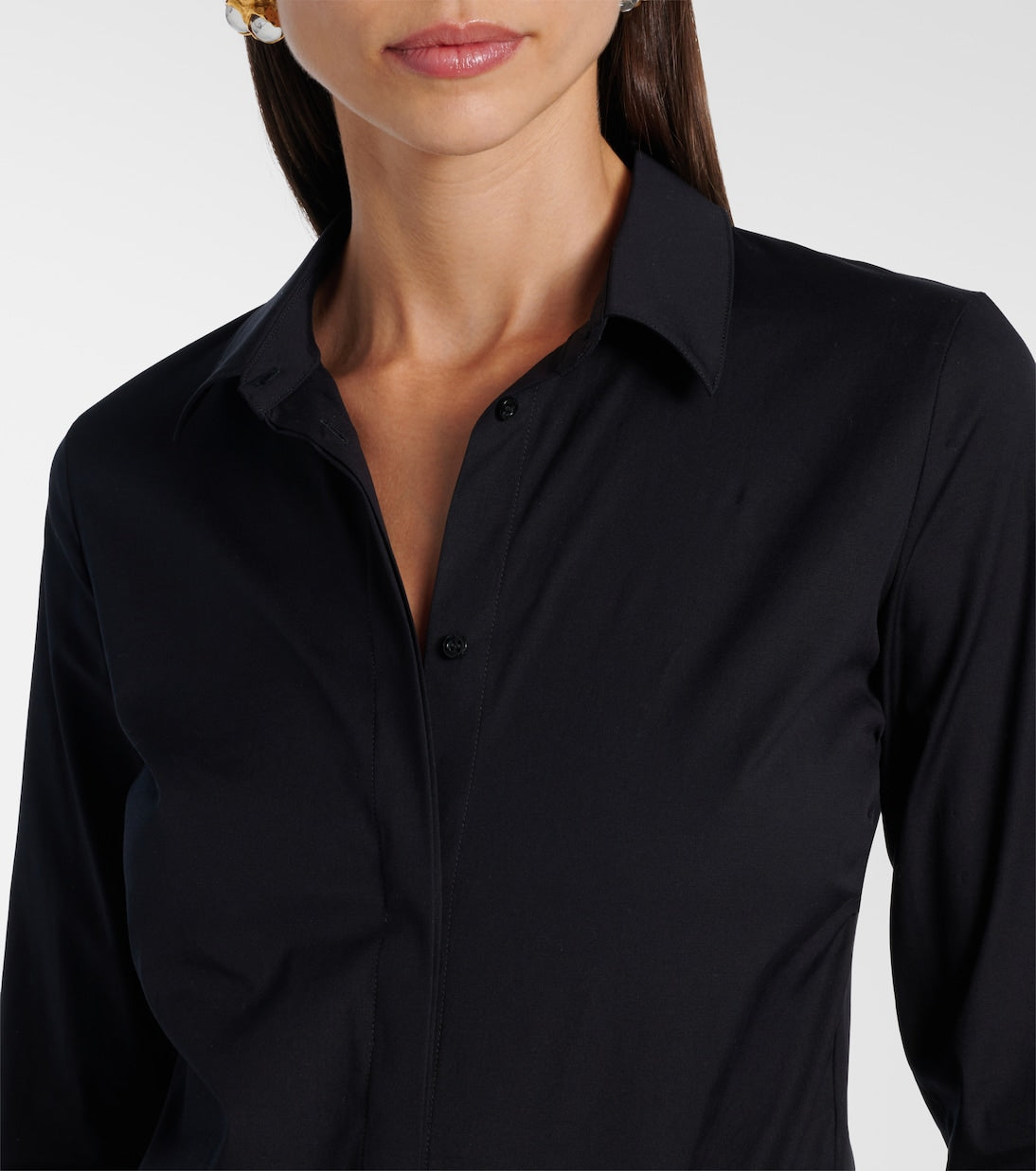 Wolford - Cotton-blend poplin bodysuit