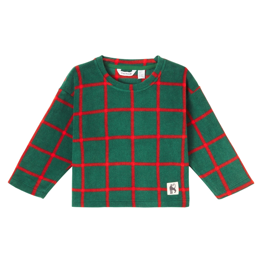 Mini Rodini - Checked fleece top
