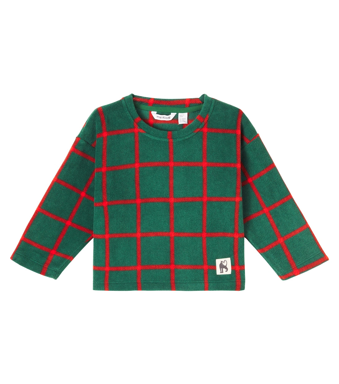 Mini Rodini - Checked fleece top