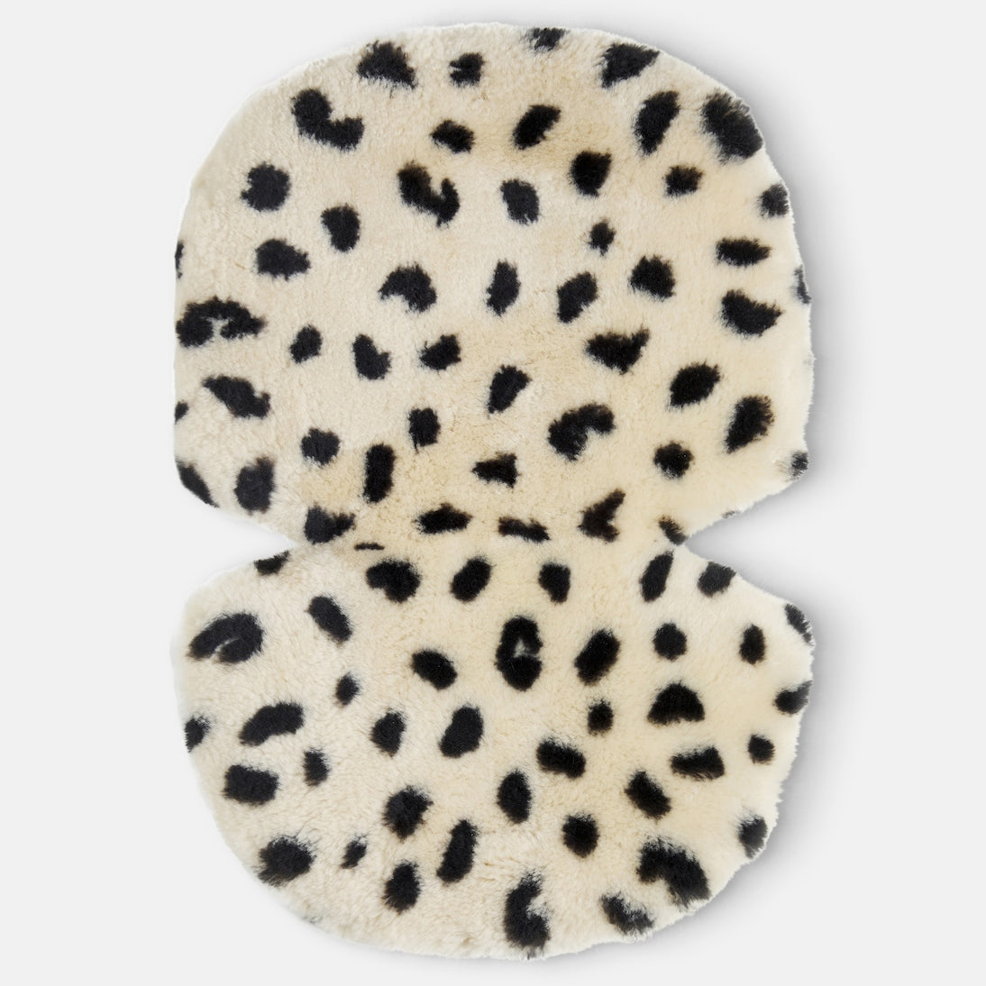 Binibamba - Baby Snuggler® leopard-print shearling stroller liner
