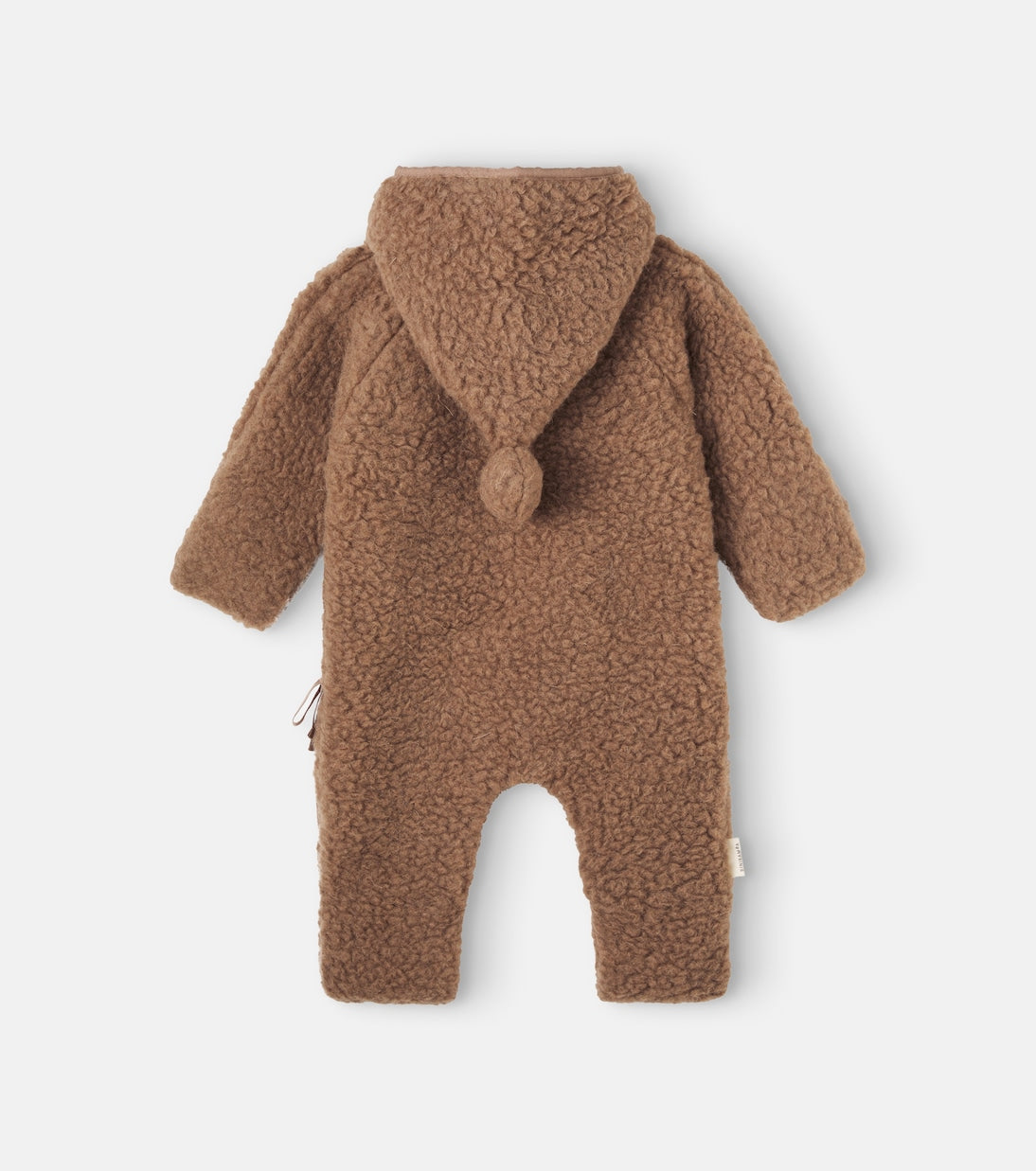 Binibamba - Baby hooded wool teddy onesie