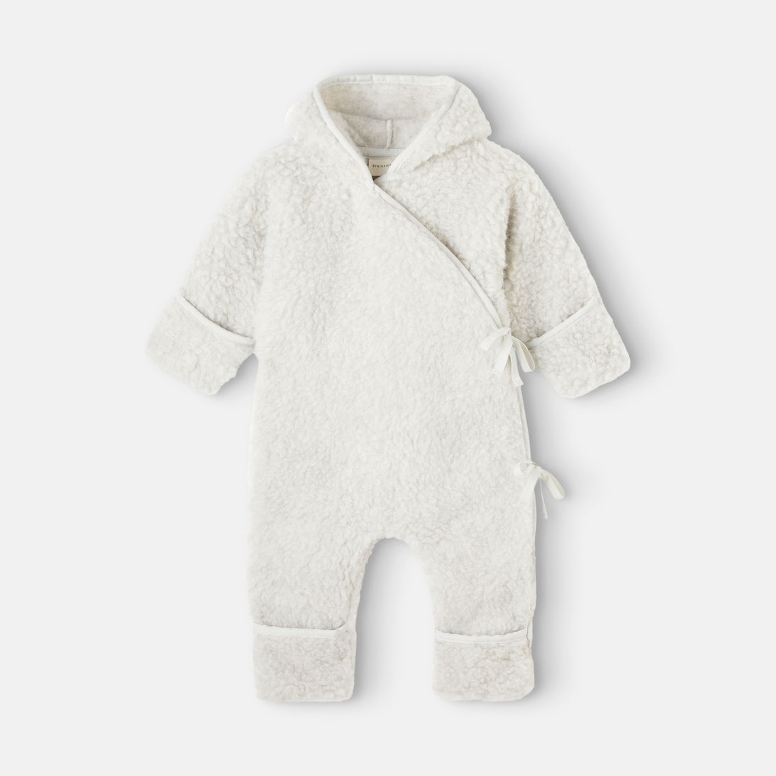 Binibamba - Baby hooded wool onesie