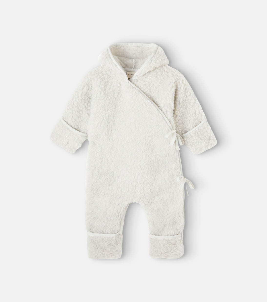 Binibamba - Baby hooded wool onesie
